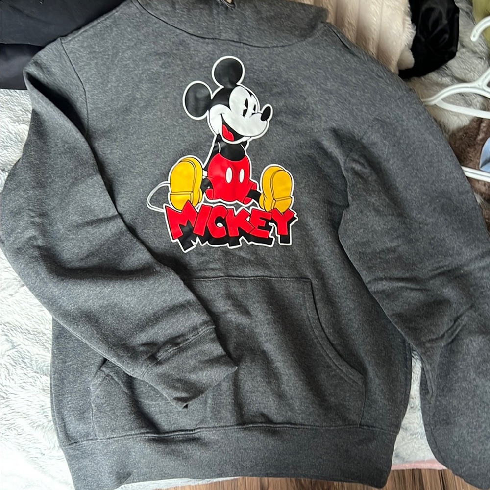 Disney Gray Mickey Mouse Hoodie